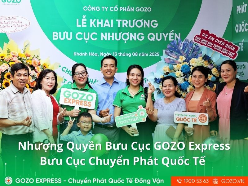 Nhượng Quyền Bưu Cục GOZO Express - Bưu Cục Chuyển Phát Quốc Tế Dễ Triển Khai