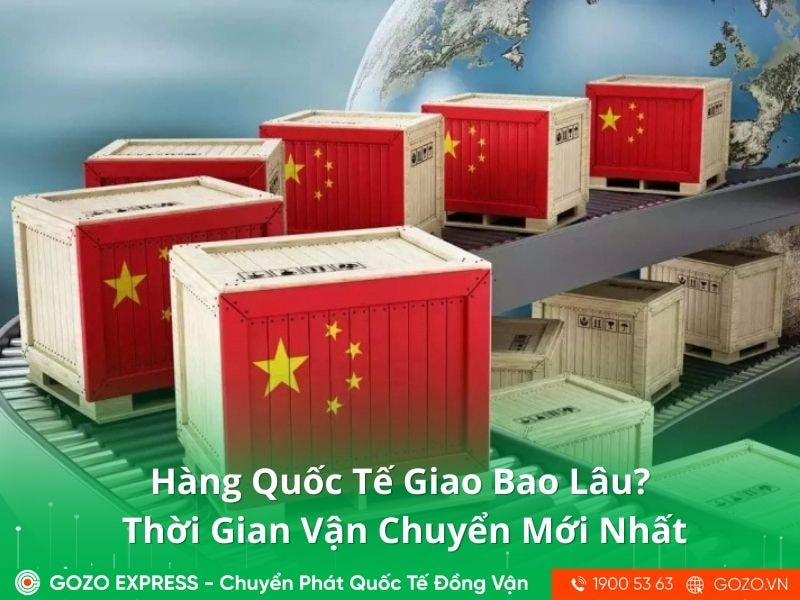 Hàng Quốc Tế Giao Bao Lâu? Cập Nhật Thời Gian Vận Chuyển Mới Nhất