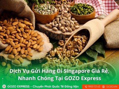 Dịch Vụ Gửi Thực Phẩm Đi Singapore Giá Rẻ, Nhanh Chóng Tại GOZO Express
