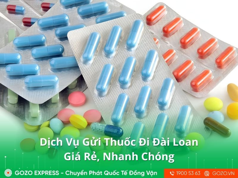 Dịch Vụ Gửi Thuốc Đi Đài Loan Giá Rẻ, Nhanh Chóng