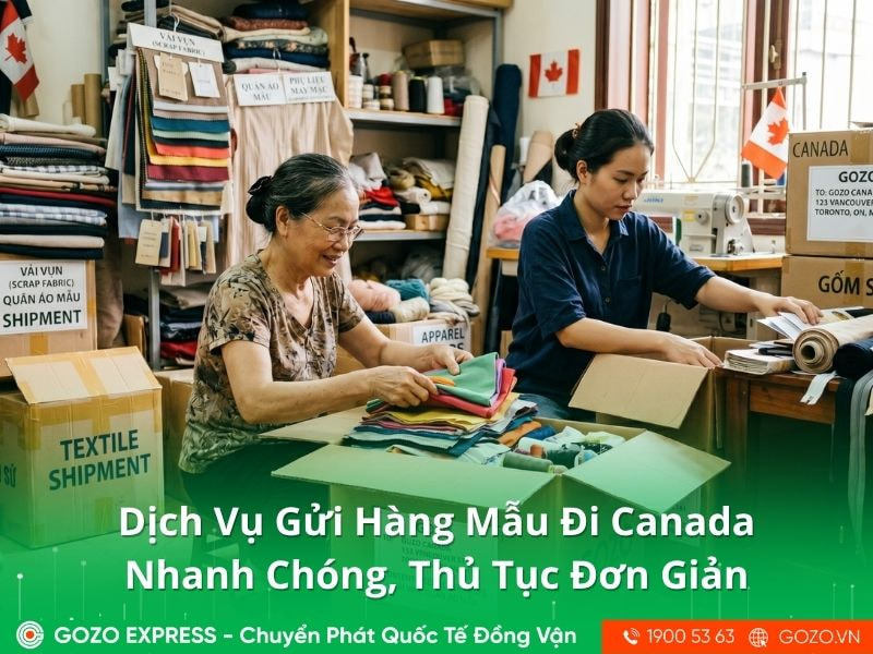 Dịch Vụ Gửi Hàng Mẫu Đi Canada: Nhanh Chóng, Thủ Tục Đơn Giản