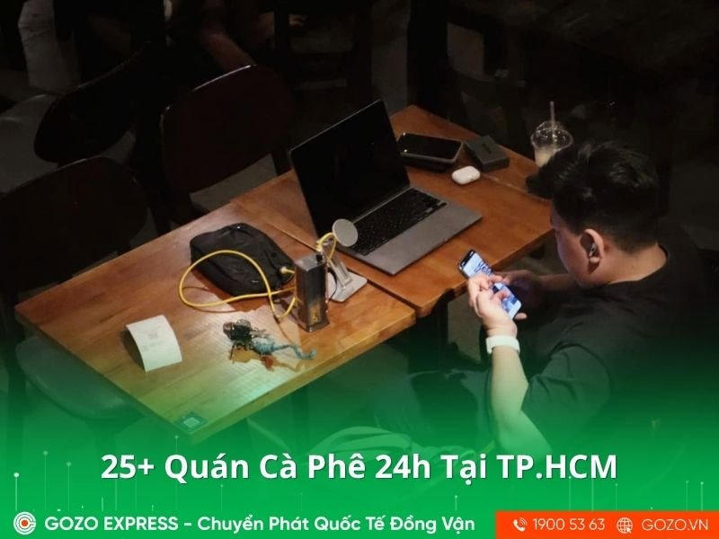 25+ Quán Cà Phê 24h Tại TP.HCM Rộng Rãi, Yên Tĩnh