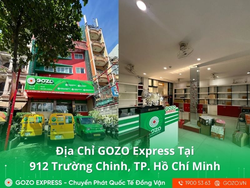 Địa Chỉ Giao Nhận Hàng Hóa - Kho GOZO Express Tại 912 Trường Chinh, TP. Hồ Chí Minh