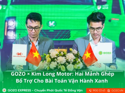 GOZO × Kim Long Motor: Hai Mảnh Ghép Bổ Trợ Cho Bài Toán Vận Hành Xanh 