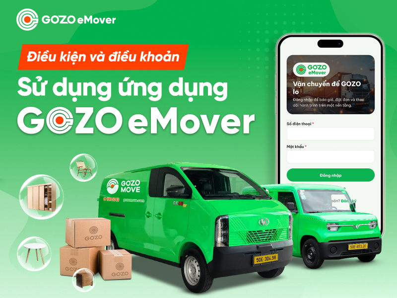 Điều kiện và điều khoản sử dụng ứng dụng GOZO eMover