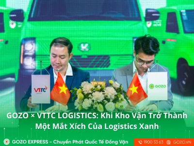 GOZO × VTTC LOGISTICS: Khi Kho Vận Trở Thành Một Mắt Xích Của Logistics Xanh